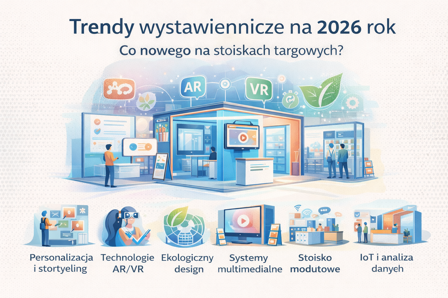 Trendy wystawiennicze na 2026 rok – co będzie rządzić na targach?