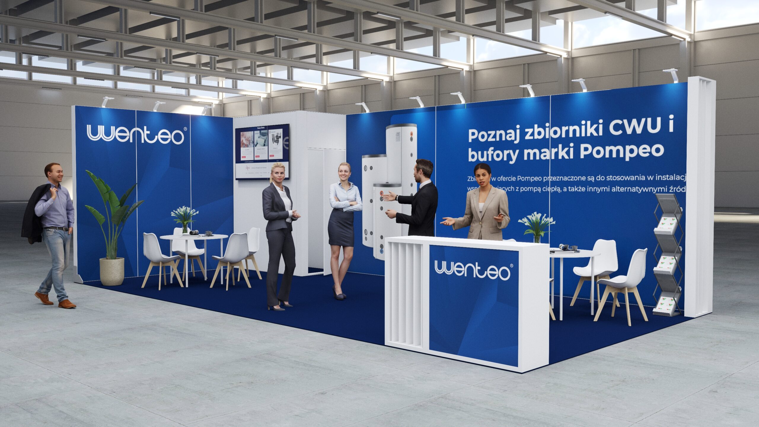 Stoisko targowe 8×4 m na Warsaw Expo Nadarzyn – jak zaprojektować skuteczną przestrzeń 32 m²?